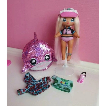 NaNaNa Surprise Sparkle Lalka Krysta Splash Delfin